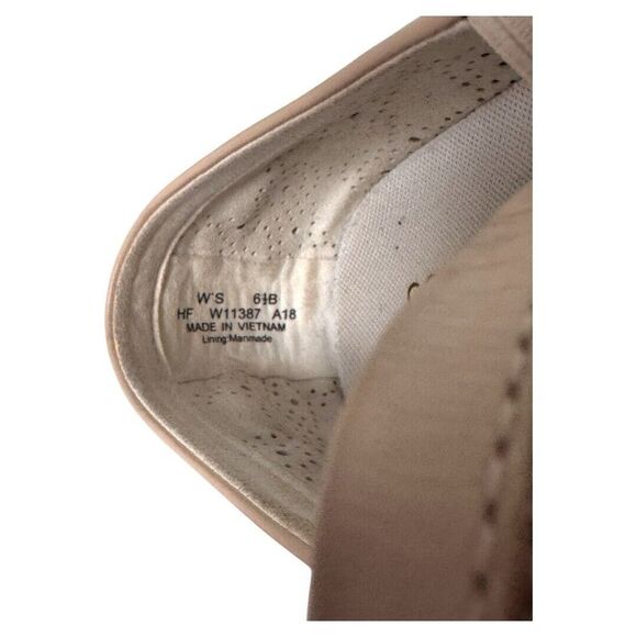 Cole Haan Grand.os US 6.5B Dark Ivory Leather Trimmed Sneakers Shoe - Picture 5 of 5